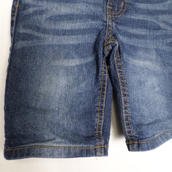 True Indigo Dark Wash Boys Size 5 Shorts Distressed - Picture 3 of 12